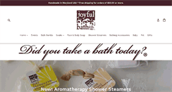 Desktop Screenshot of joyfulbathco.com