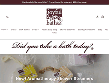 Tablet Screenshot of joyfulbathco.com